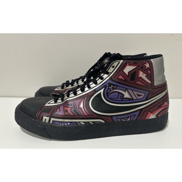 Nike Other - Nike men sz 9.5 blazer high cherrywood illustrated multicolor 315877-003 sneaker